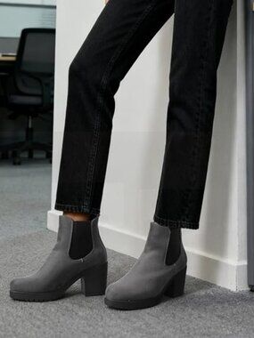Women's Chelsea Ankle Boots Fall Booties Shoes